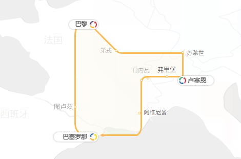 夢幻法瑞循環線動態路線圖