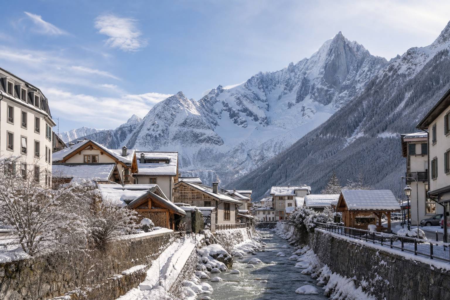 法國阿爾卑斯冬季雪峰與滑雪場,法國冬季賞雪