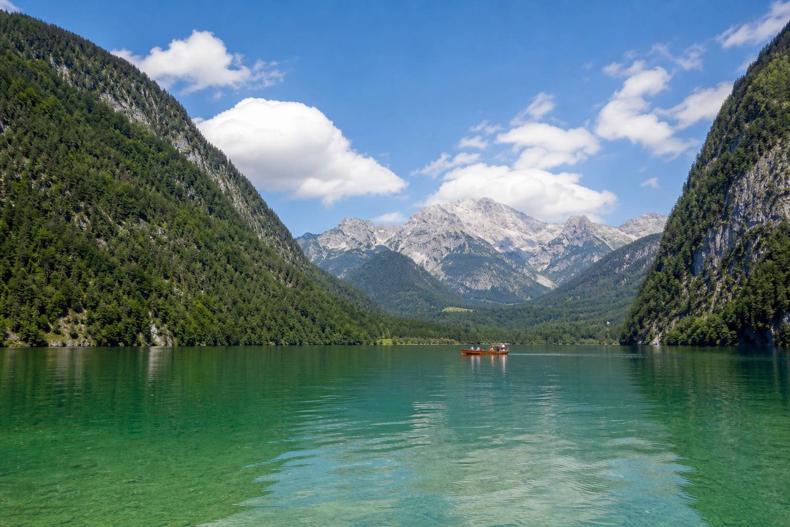 國王湖夏季湖光山色，德國避暑與南德自然旅行