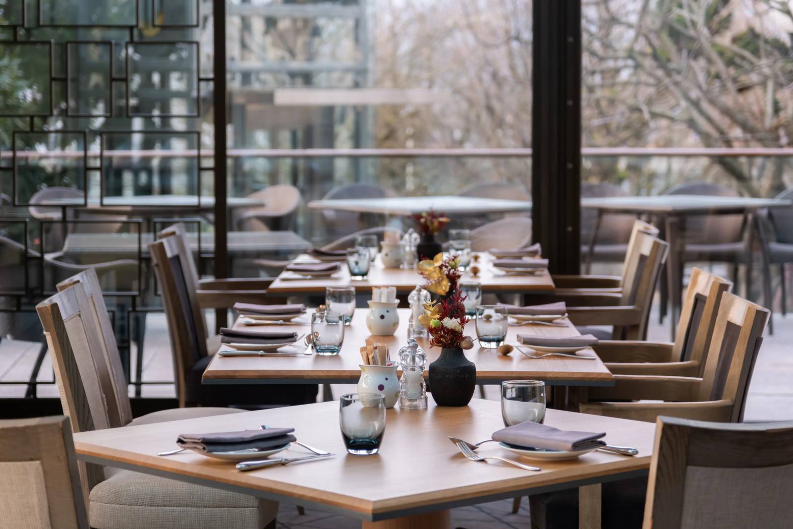 洛桑美岸皇宮酒店 La Terrasse 湖景早餐廳