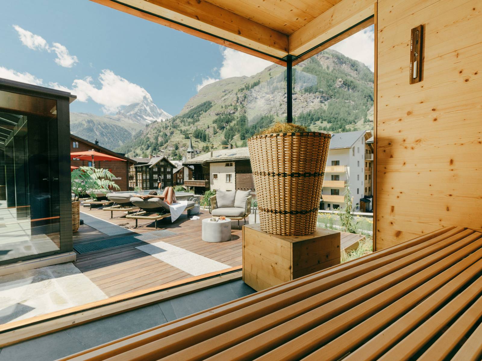 BEAUSiTE Zermatt 面向山景的乾草桑拿