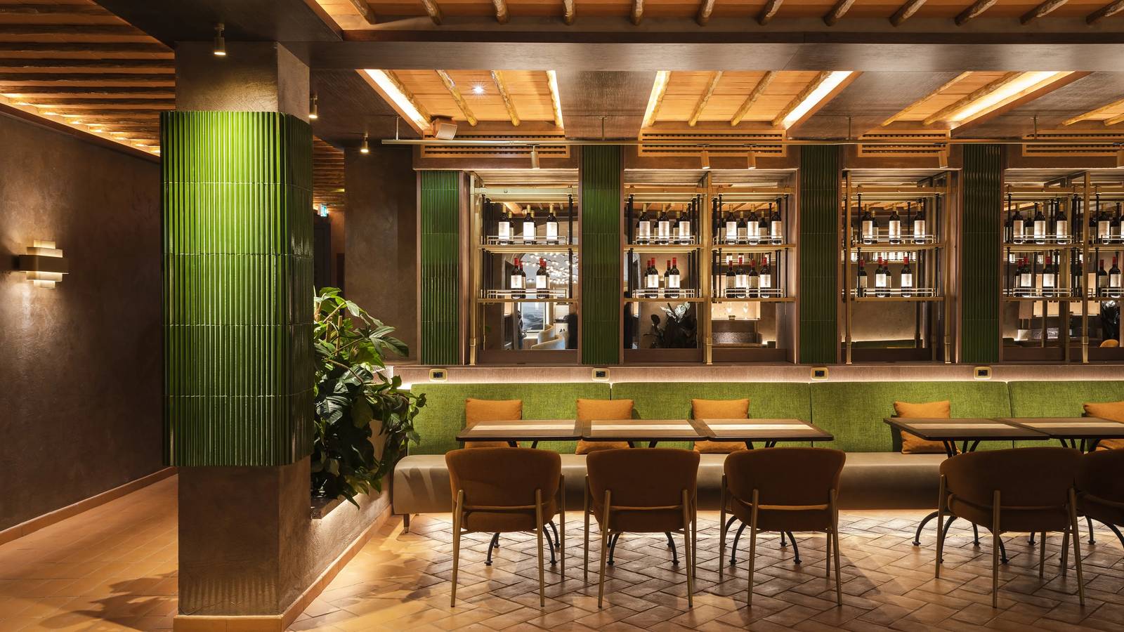 Castelfalfi 餐廳室內用餐區
