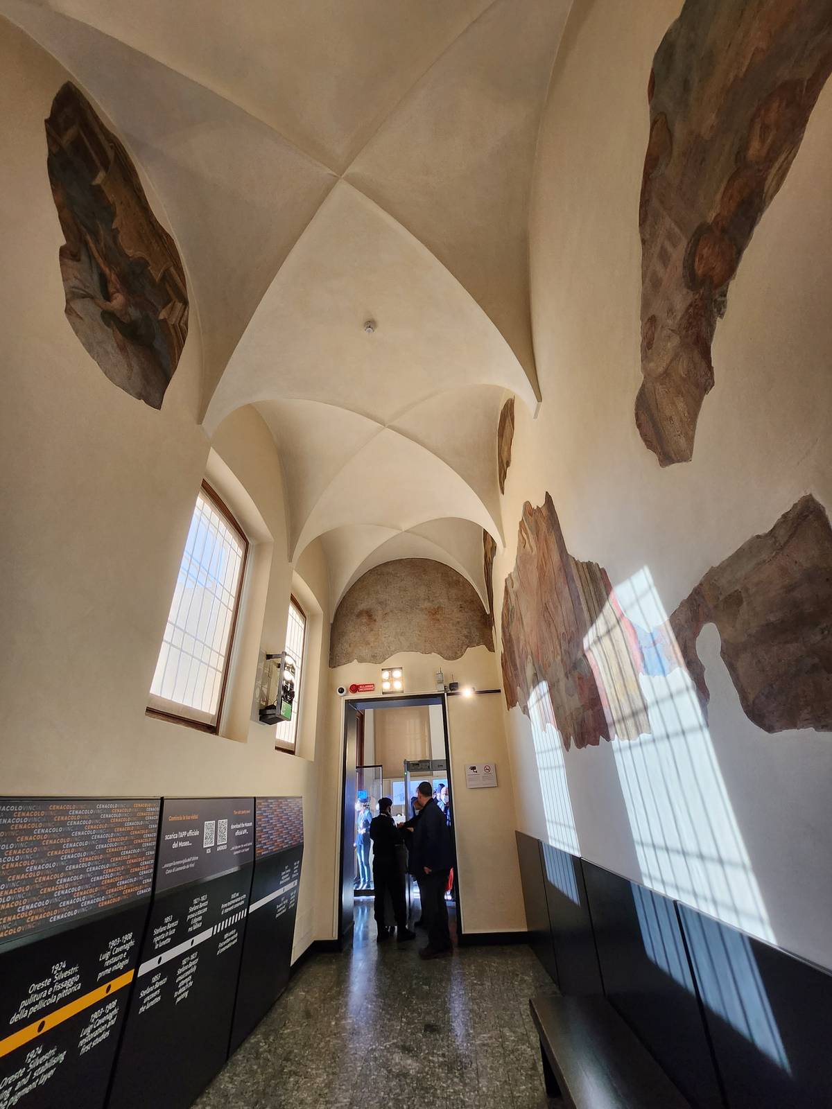 米蘭最後的晚餐博物館入場前緩衝通道