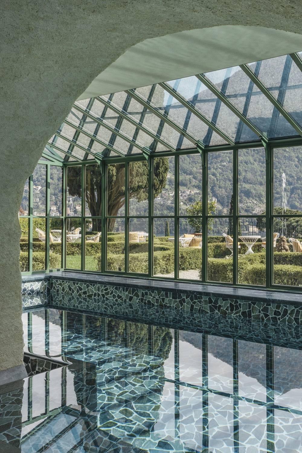 Passalacqua Spa 室內溫水泳池