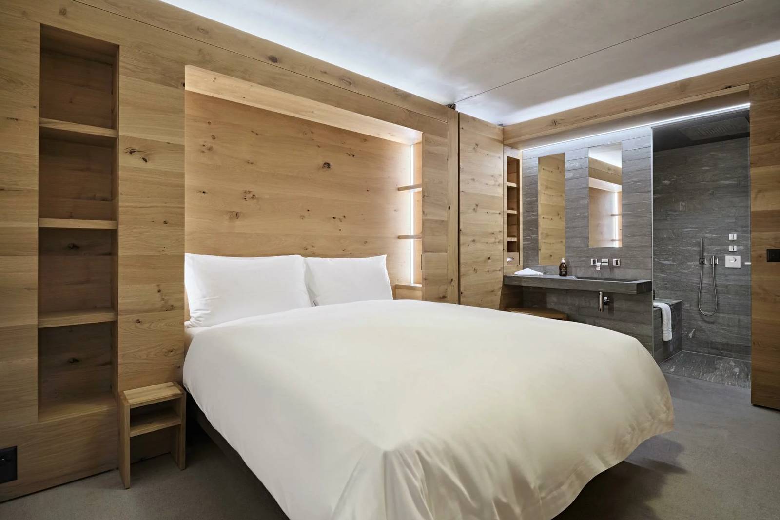 LAAX rocksresort 一房公寓 Cosy 臥室