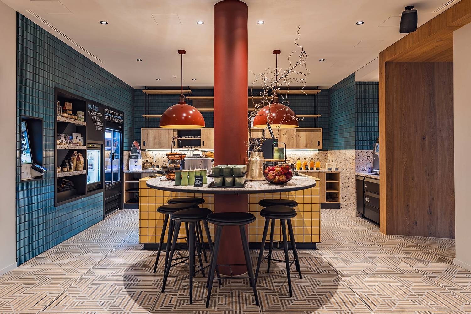 Sunstar Pontresina 自助取餐吧台