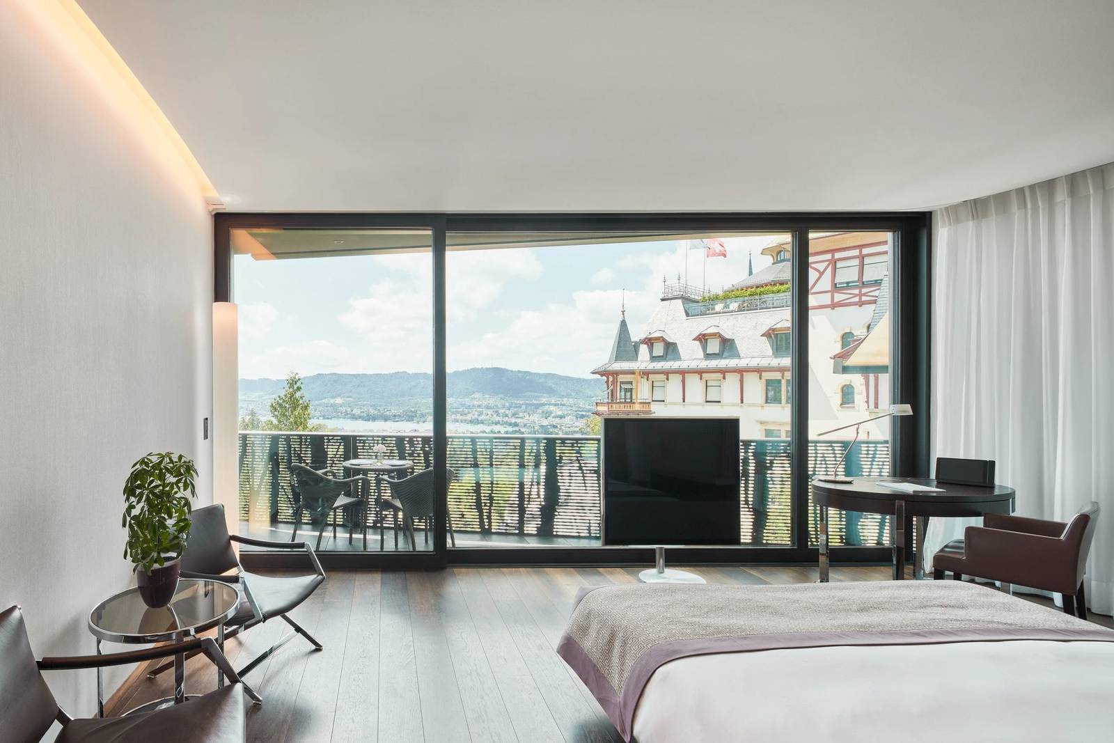 蘇黎世多爾德大酒店 Double Room Deluxe 陽台景客房