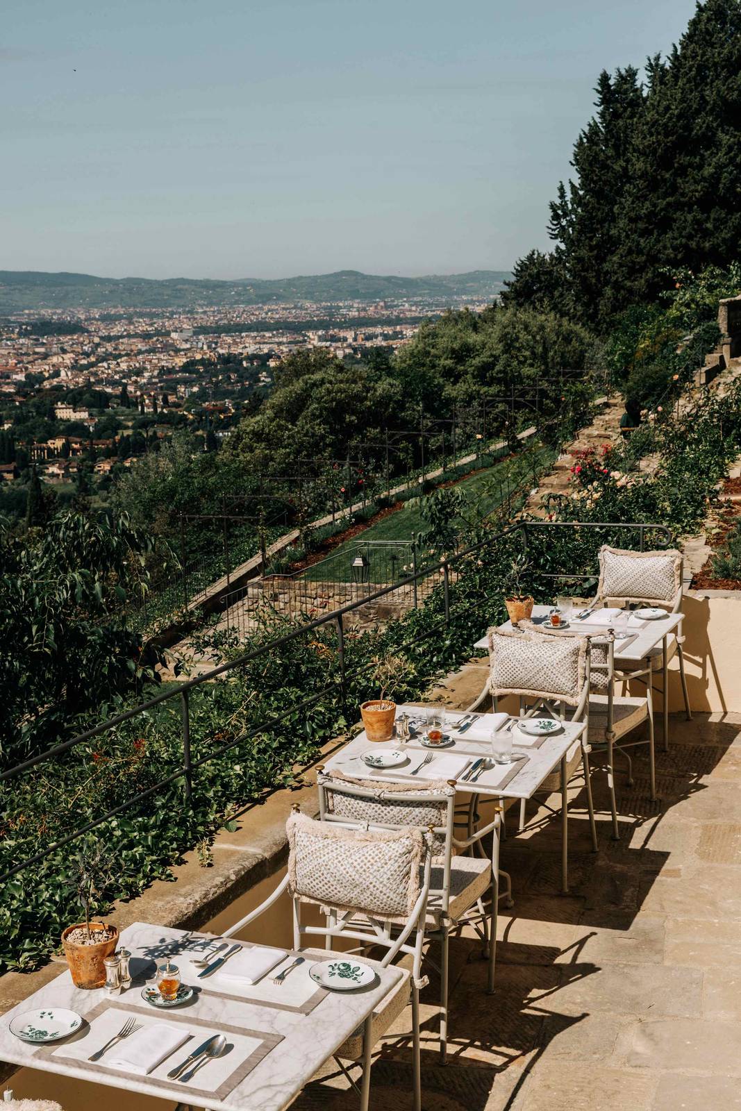 Villa San Michele Ristorante San Michele 景觀露台