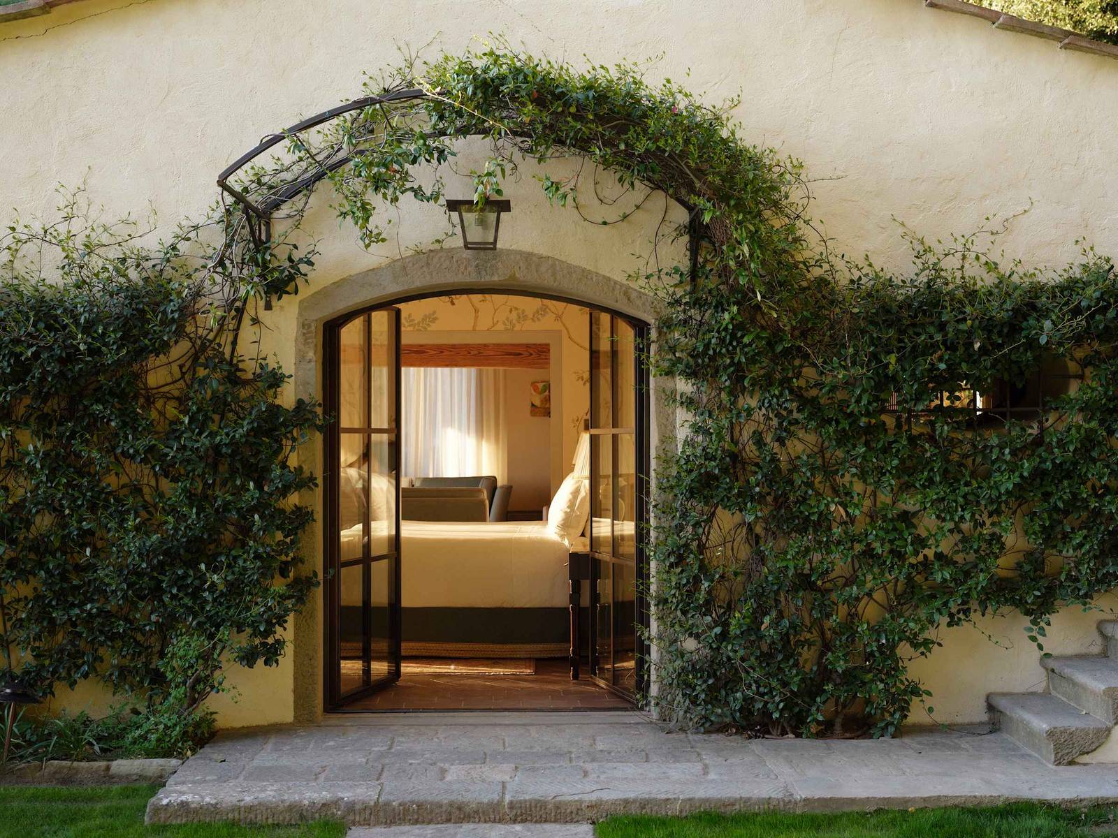 Villa San Michele Limonaia Suite 花園入口