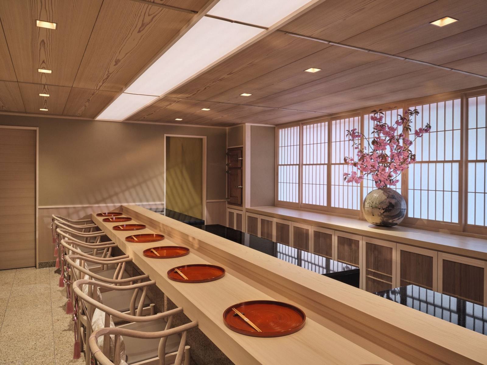 倫敦 45 Park Lane Sushi Kanesaka 壽司吧檯