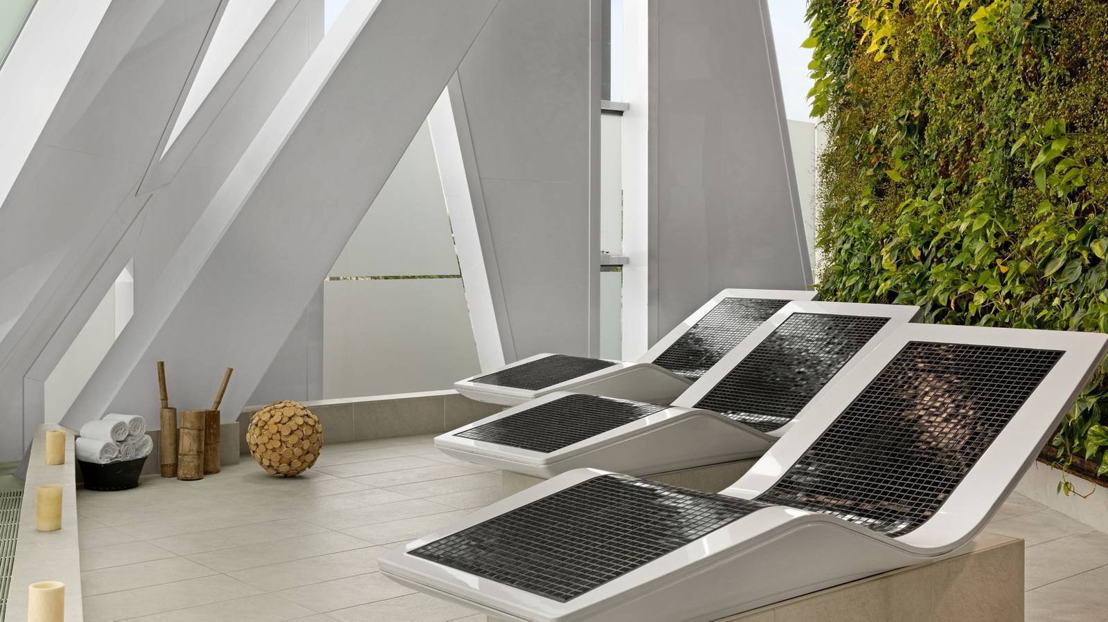 哥本哈根 AC Hotel Bella Sky Wellness 躺椅休息區