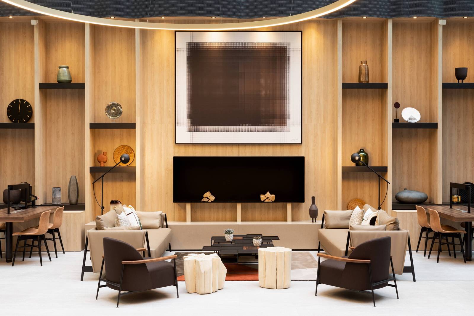 AC Hotel Bratislava Old Town AC Library 閱讀休憩區