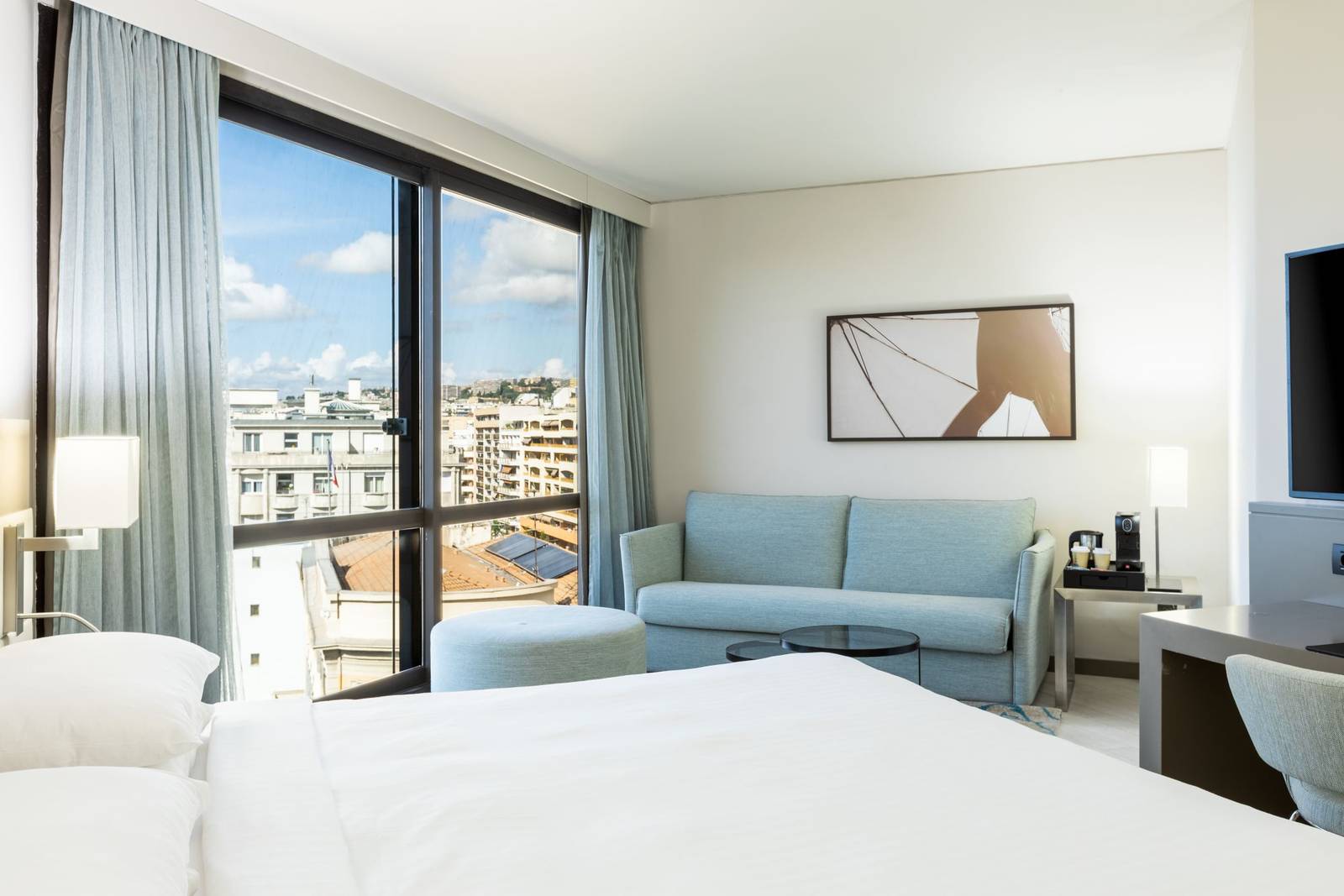 尼斯 AC Hotel Nice Junior Suite 起居區