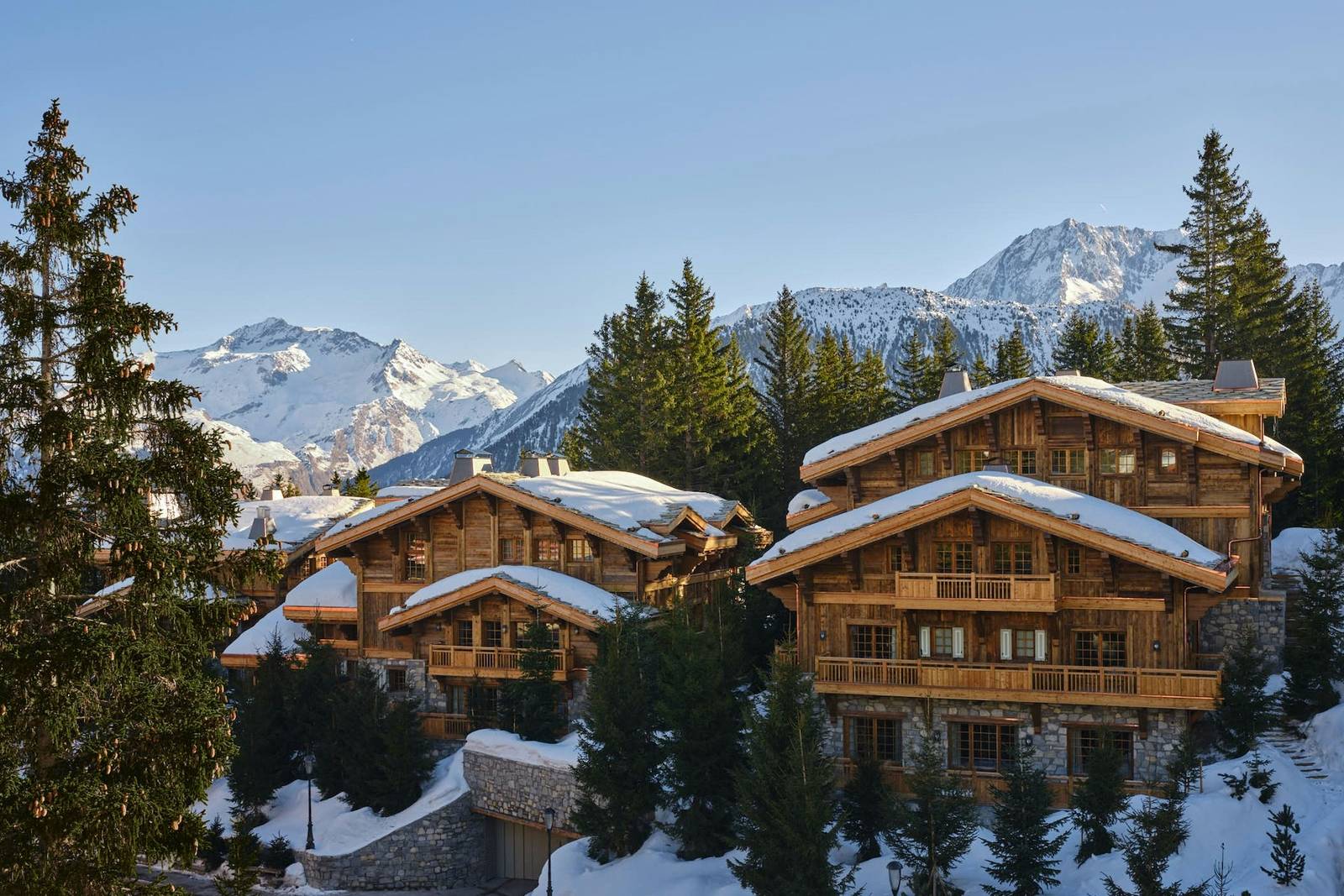 Les Chalets des Airelles 雪地木屋群