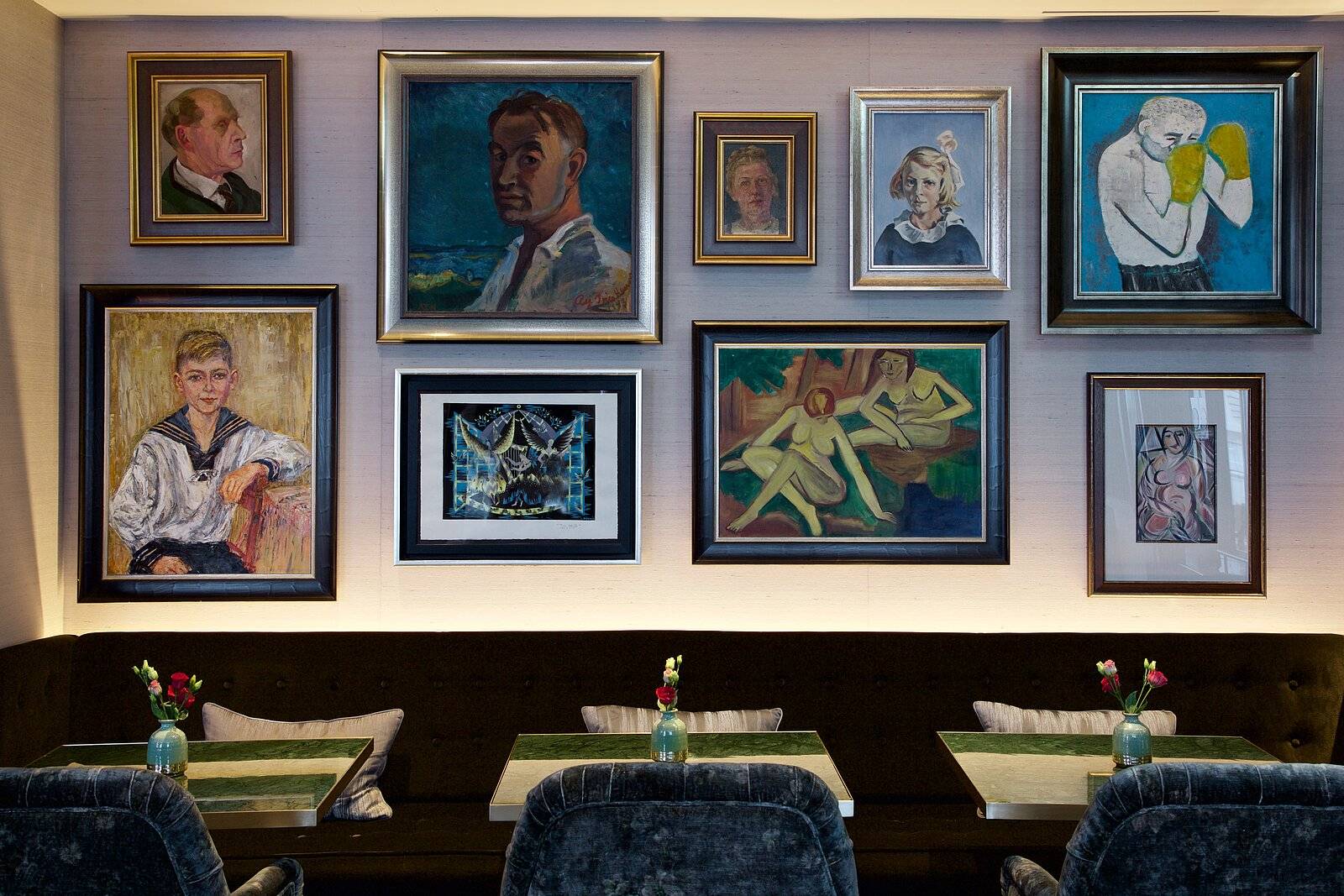 倫敦 Althoff St. James's Hotel & Club 館內懸掛的藝術收藏