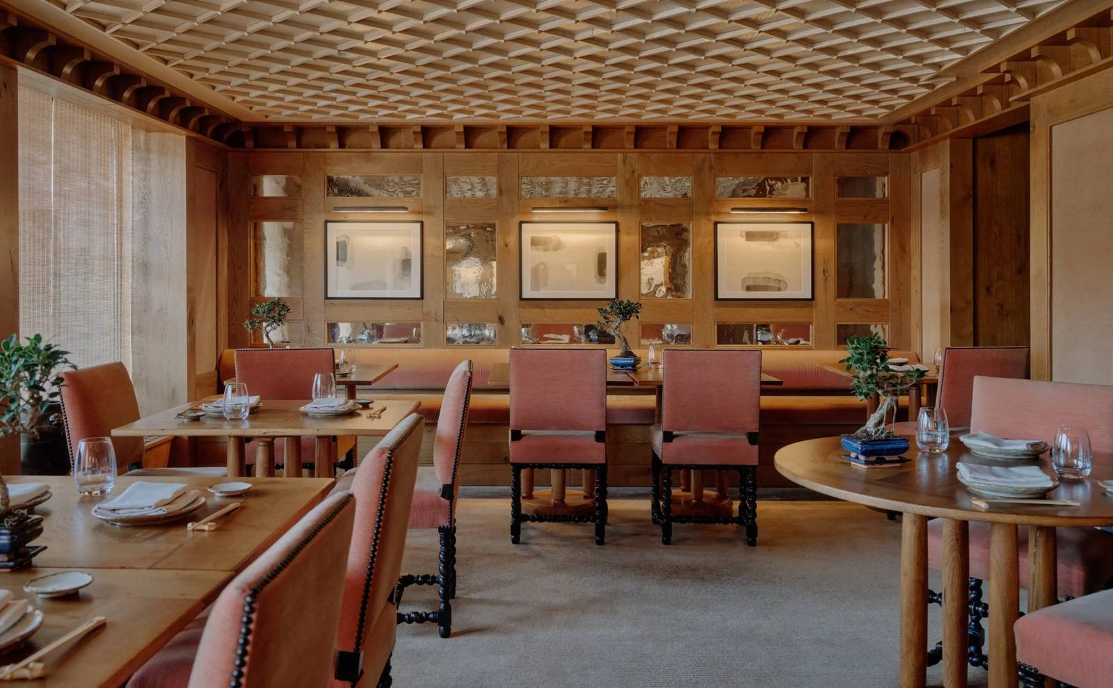 Aman Le Mélézin 餐廳用餐區