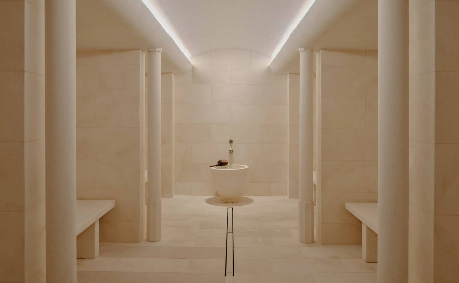 Aman Le Mélézin Spa 土耳其浴室