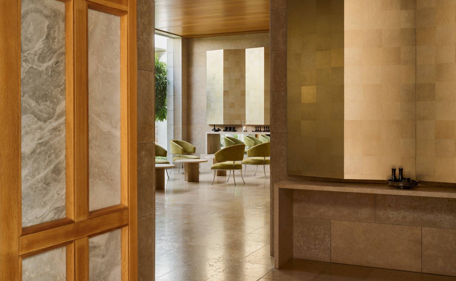 Amanzoe Spa 休憩廊道