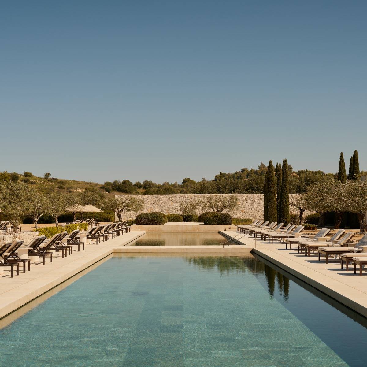 Amanzoe 海灘俱樂部泳池