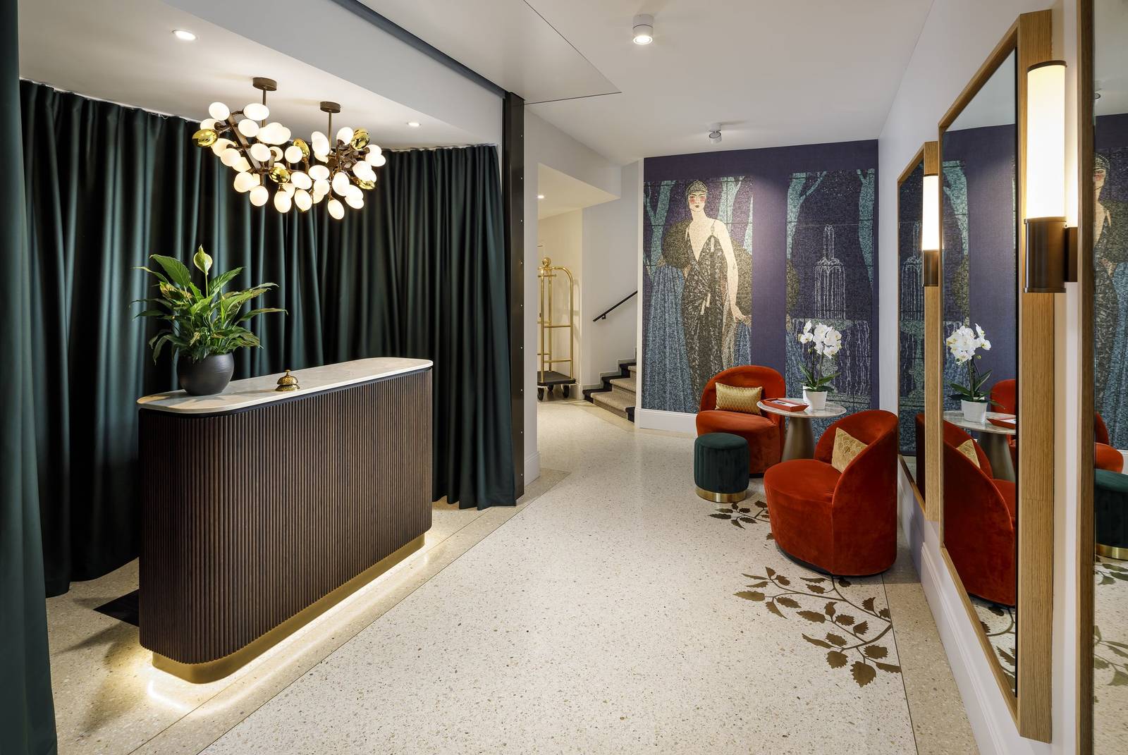 蘇黎世 Ambassador Hotel Zurich 接待櫃檯