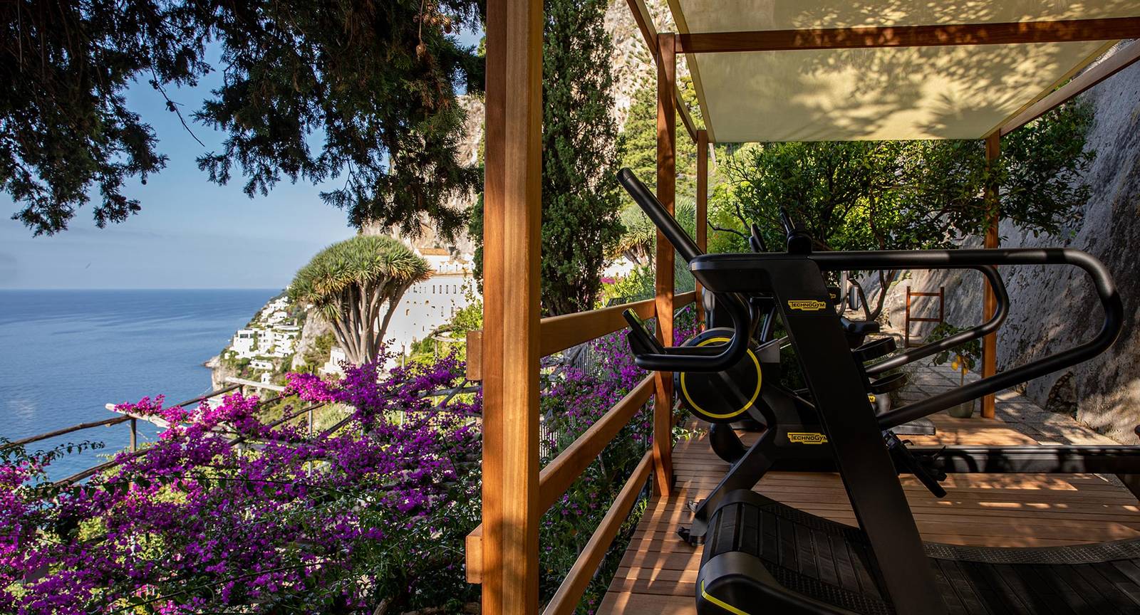 阿瑪菲 Anantara Convento di Amalfi 面海的露天健身房