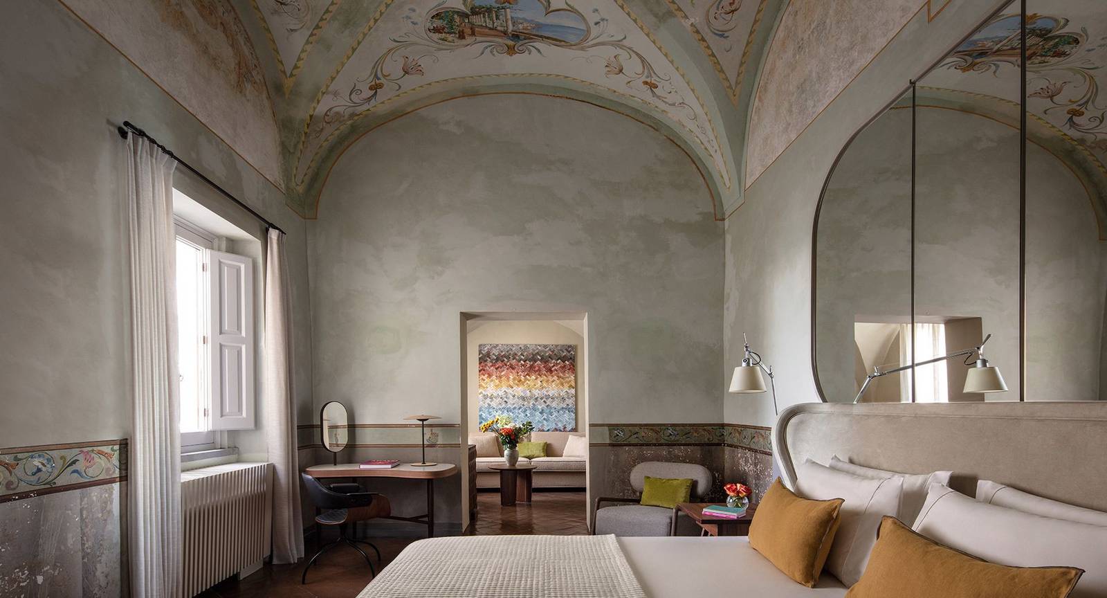 阿瑪菲 Anantara Convento di Amalfi Suite del Priore 濕壁畫拱頂套房