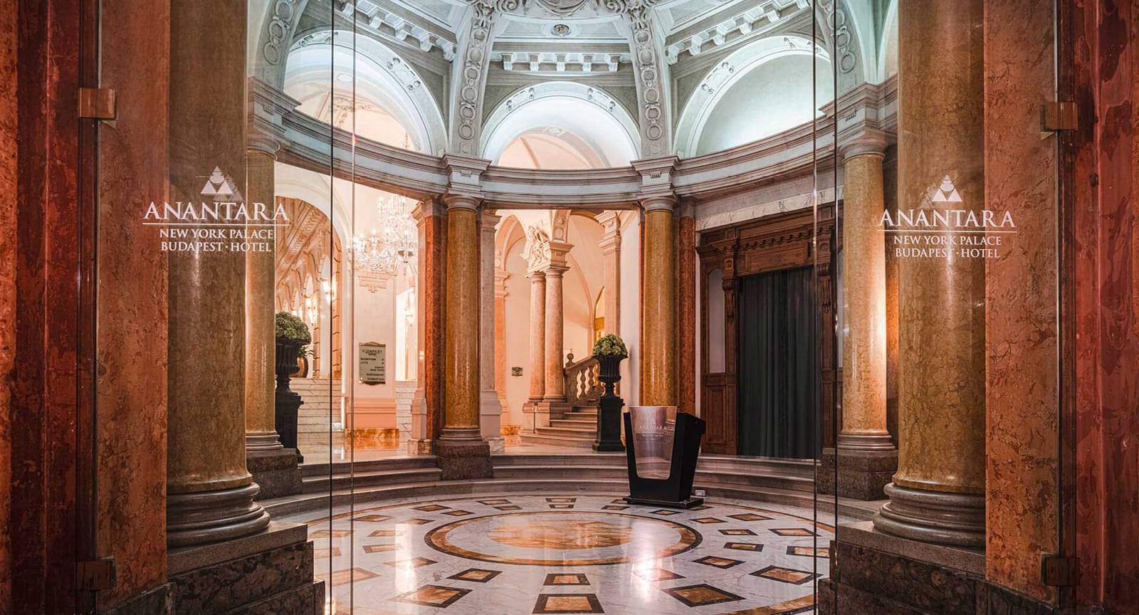 布達佩斯 Anantara New York Palace 大理石圓廳入口