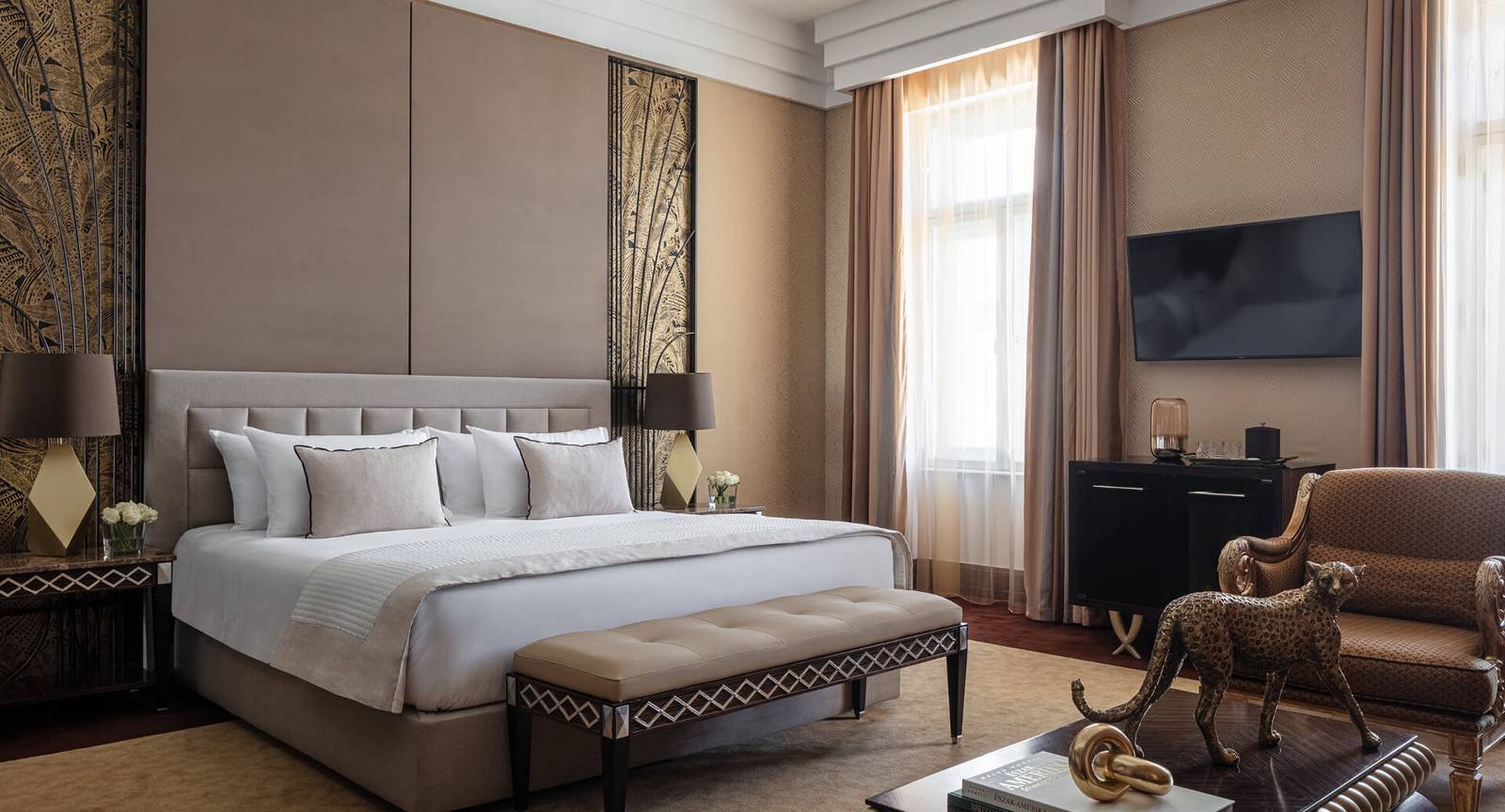 布達佩斯 Anantara New York Palace Junior Suite 臥室