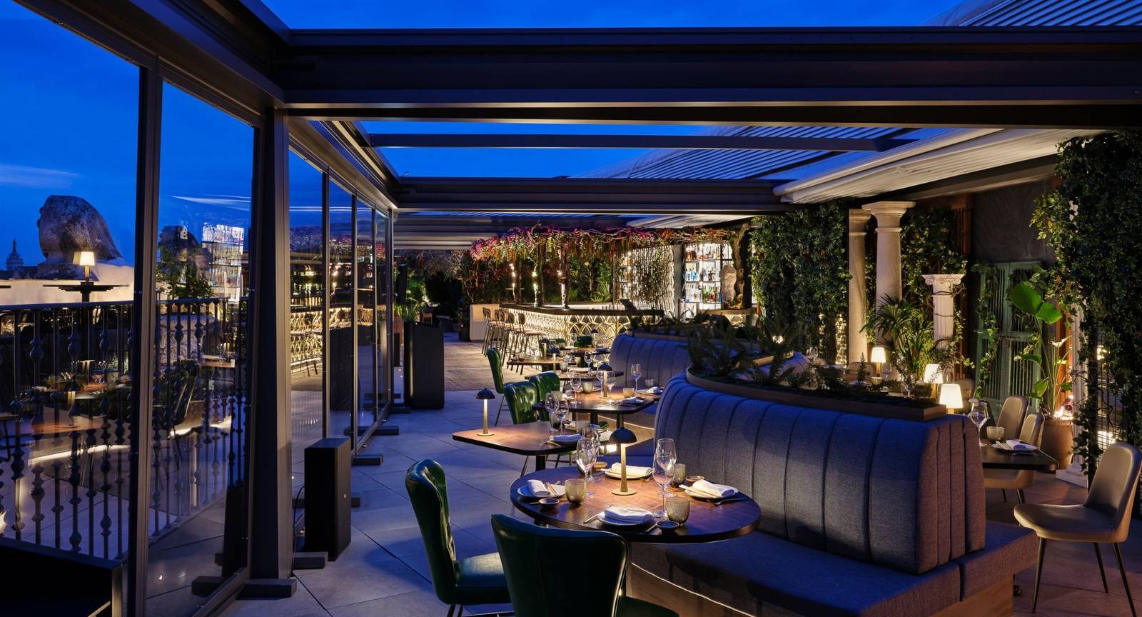Anantara Palazzo Naiadi 酒店屋頂 SEEN by Olivier 餐廳露台