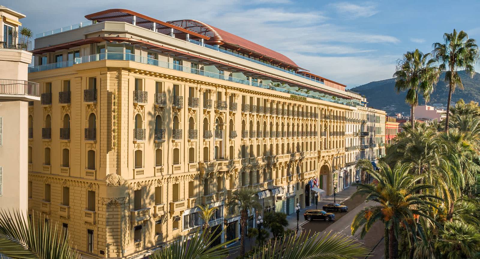 尼斯 Anantara Plaza Nice Hotel 美好年代建築立面與周邊街景