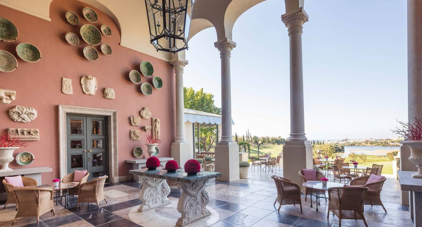 Anantara Villa Padierna La Loggia 餐廳露台