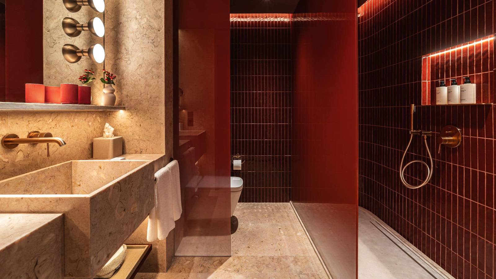 里斯本 Andaz Lisbon 客房淋浴間