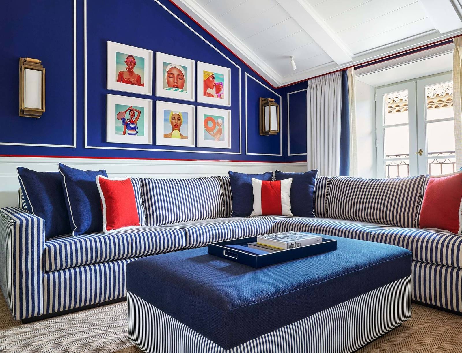 AREV St. Tropez La Maisonette en Pierre 起居室