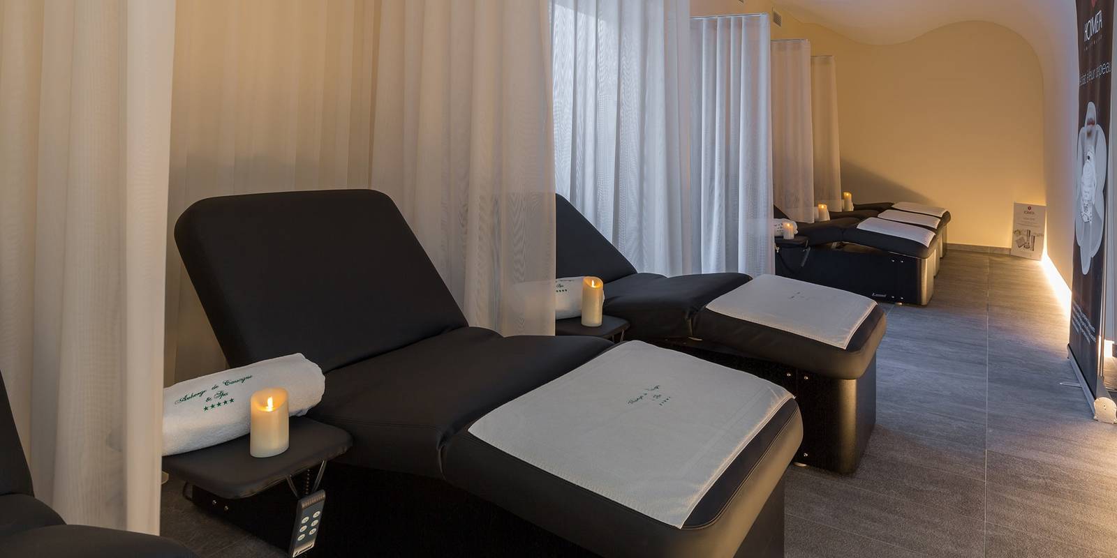 Auberge de Cassagne & Spa Spa 休憩室