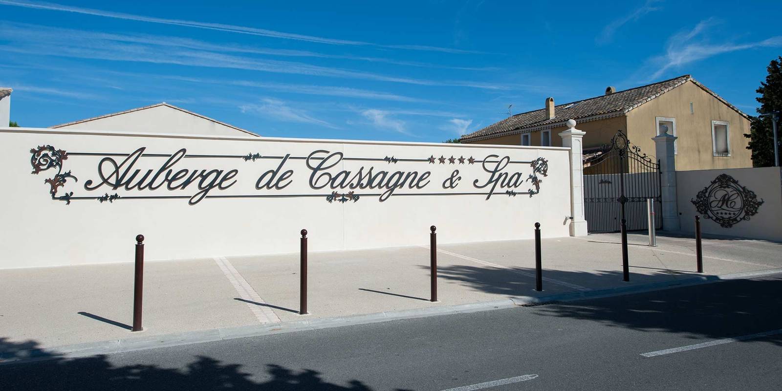 Auberge de Cassagne & Spa 酒店入口外觀