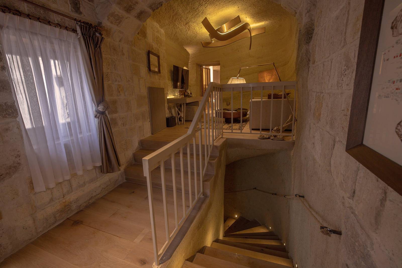 Avantgarde Refined Caves of Cappadocia Hideaway Duplex Suite 樓梯與上下層空間