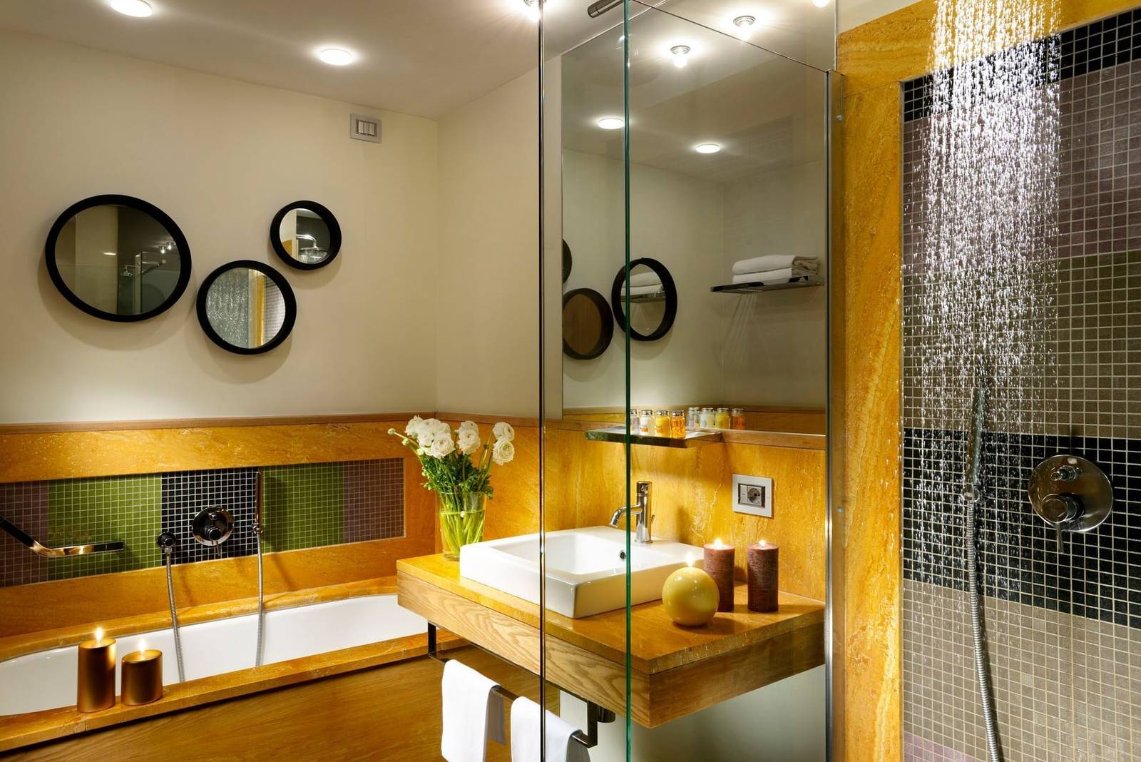 Babuino 181 Deluxe Room 馬賽克浴室