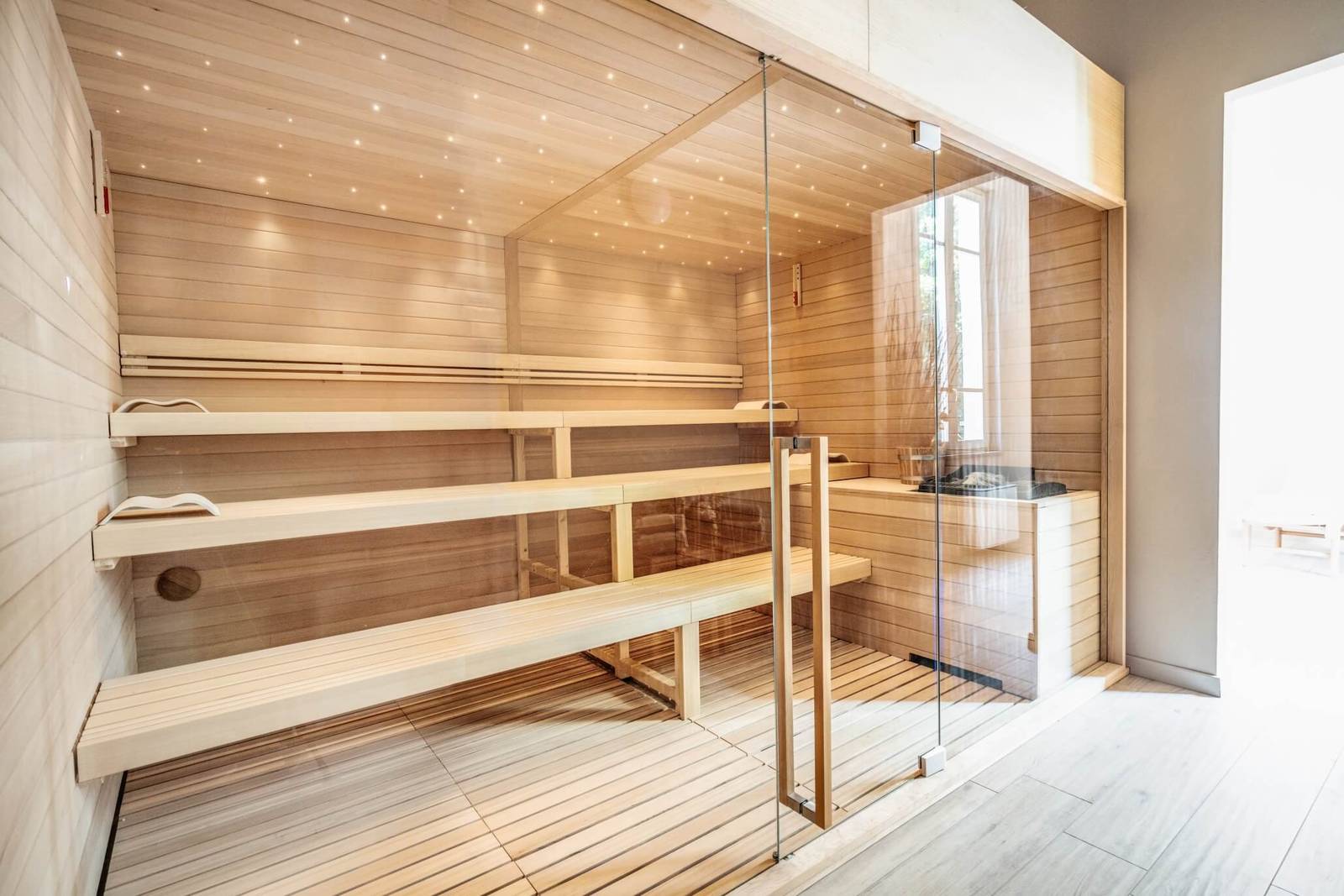 Bagni di Pisa Spa 木造桑拿室