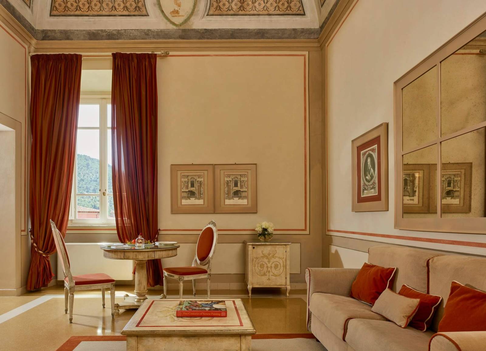 Bagni di Pisa Grand Dukes Suite 起居區