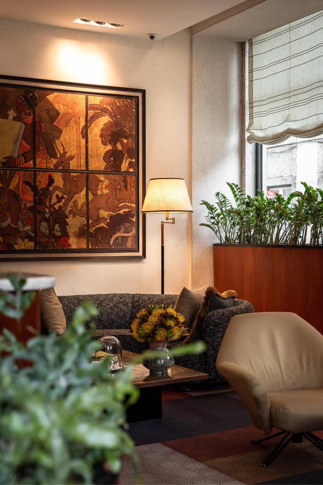 Bairro Alto Hotel 交誼廳沙發區