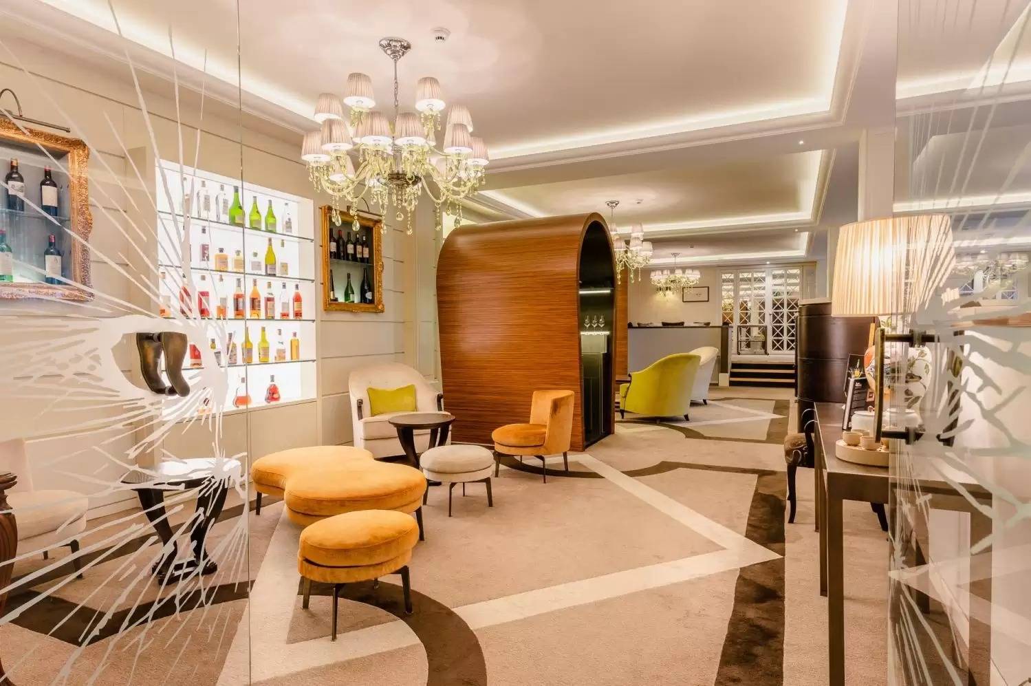 日內瓦 Beau-Rivage 酒店 Rivage Café 用餐區