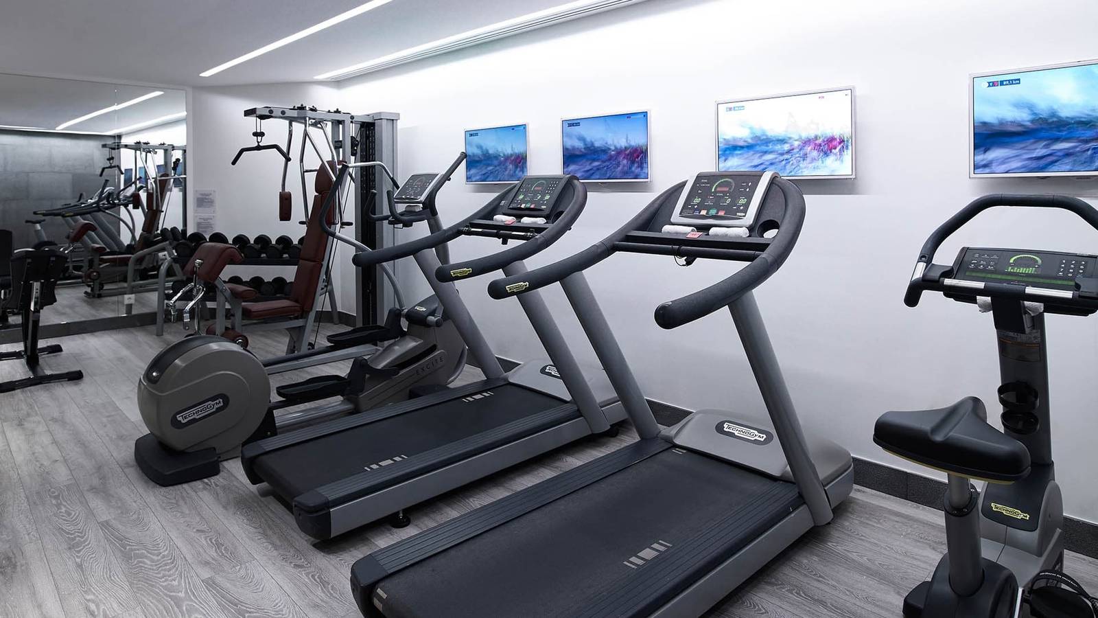 Bill&Coo Mykonos Technogym 健身房