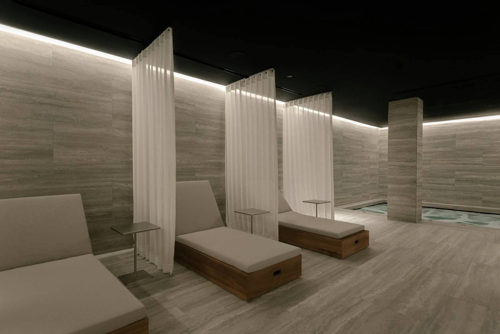 布達佩斯 BoHo Hotel Budapest Spa 躺椅區