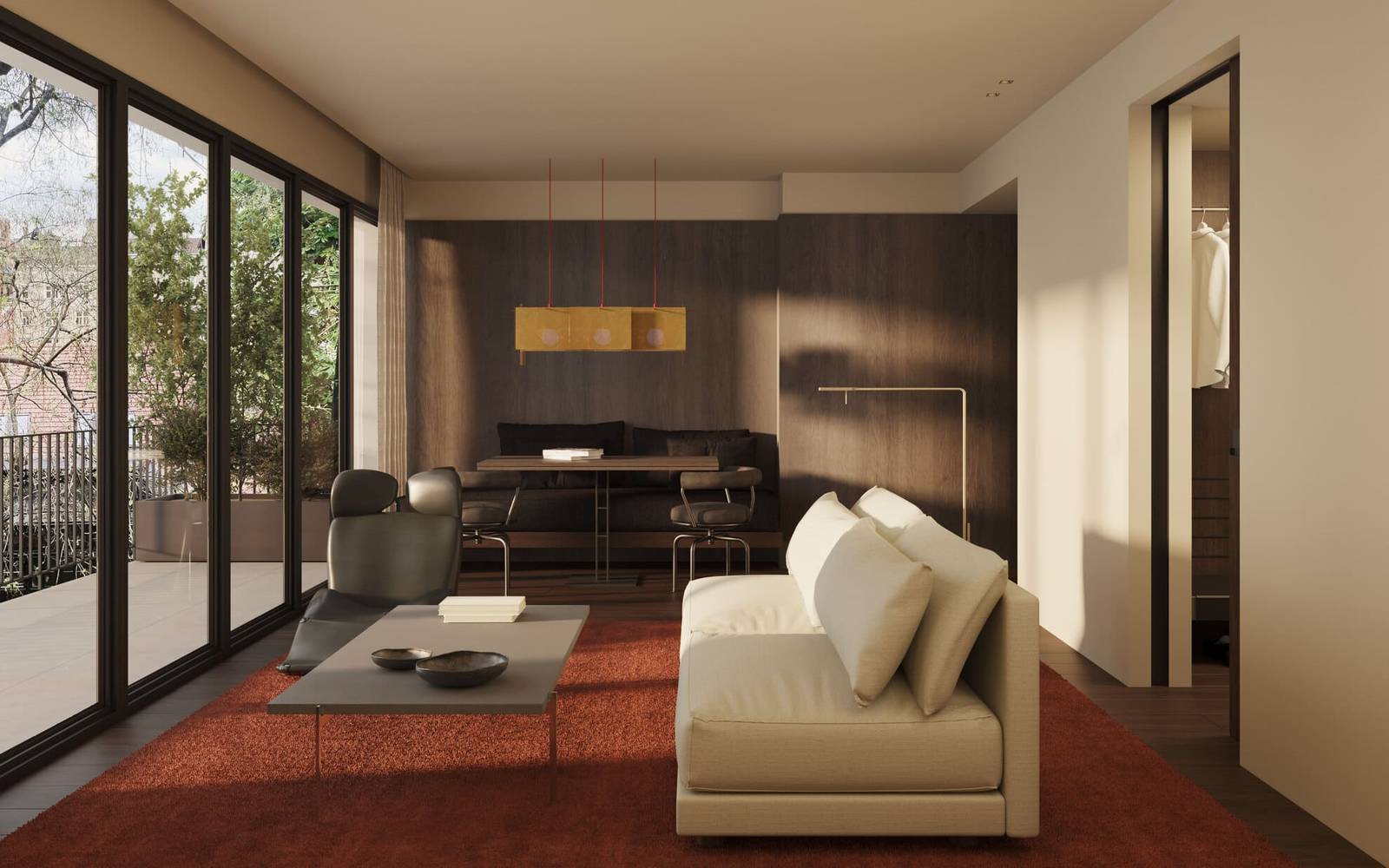 布達佩斯 BoHo Hotel Budapest Suite with Terrace 起居區