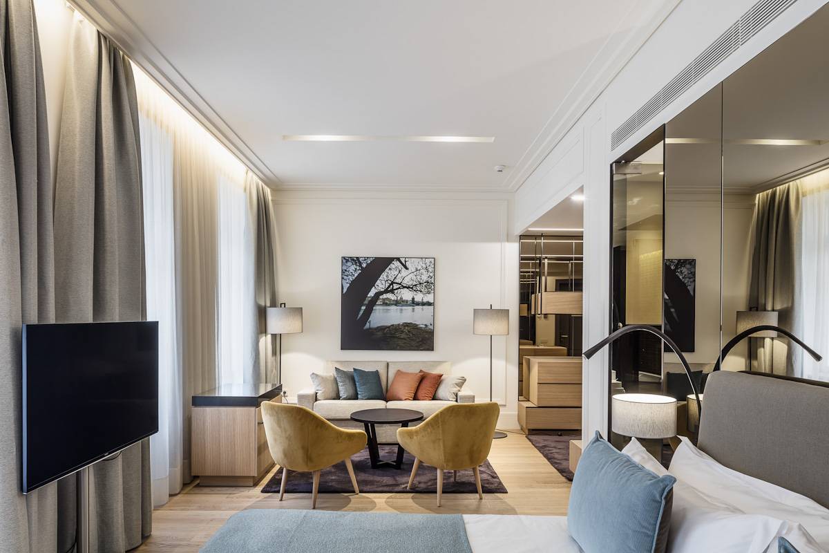 BoHo Hotel Prague Suite 套房起居區