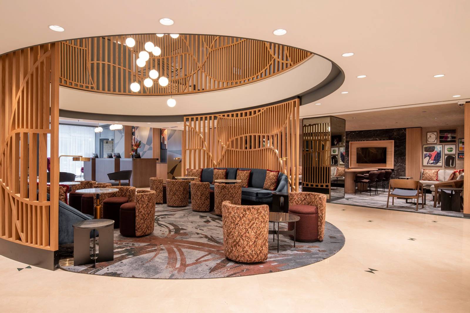 布魯塞爾萬豪酒店 Grand Place大廳與接待區