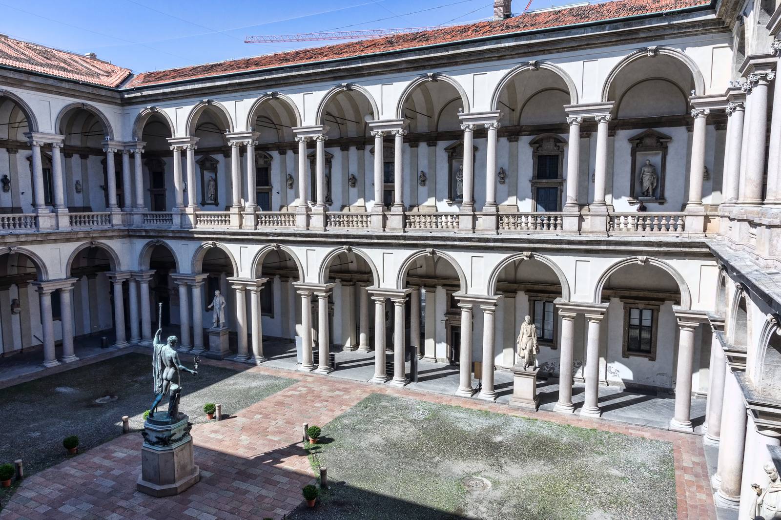 米蘭 Brera 美術館中庭