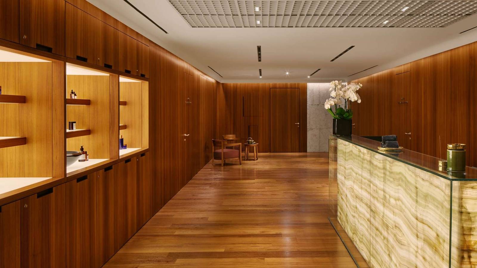 羅馬寶格麗酒店 The Bvlgari Spa 接待區