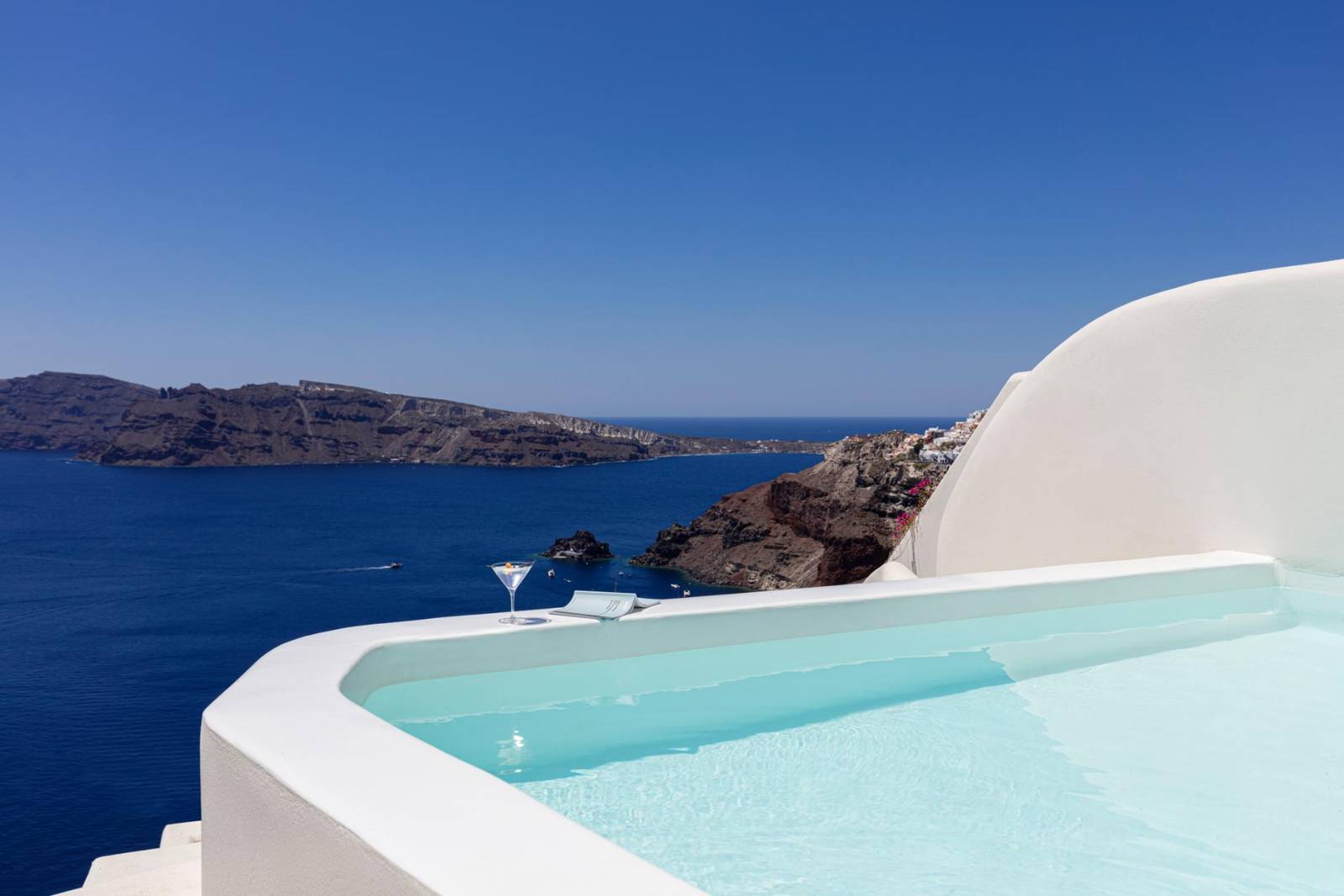 Canaves Oia Suites Presidential Suite 私人泳池與海景