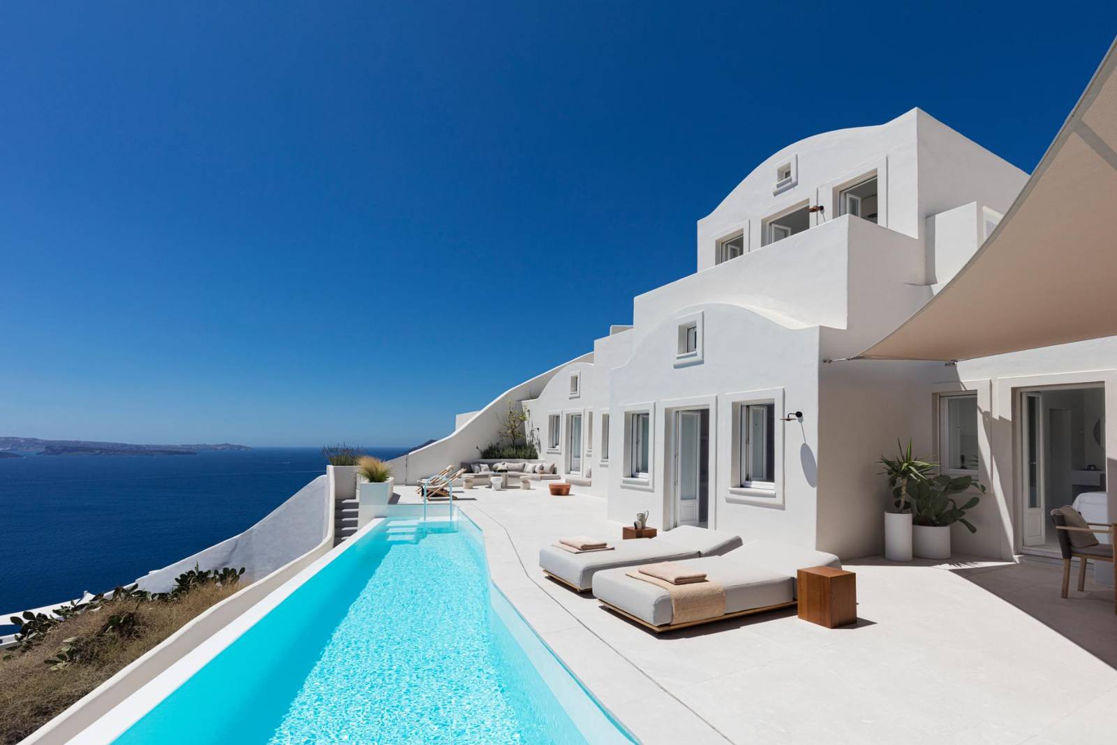 Canaves Oia Suites 三房別墅無邊際泳池